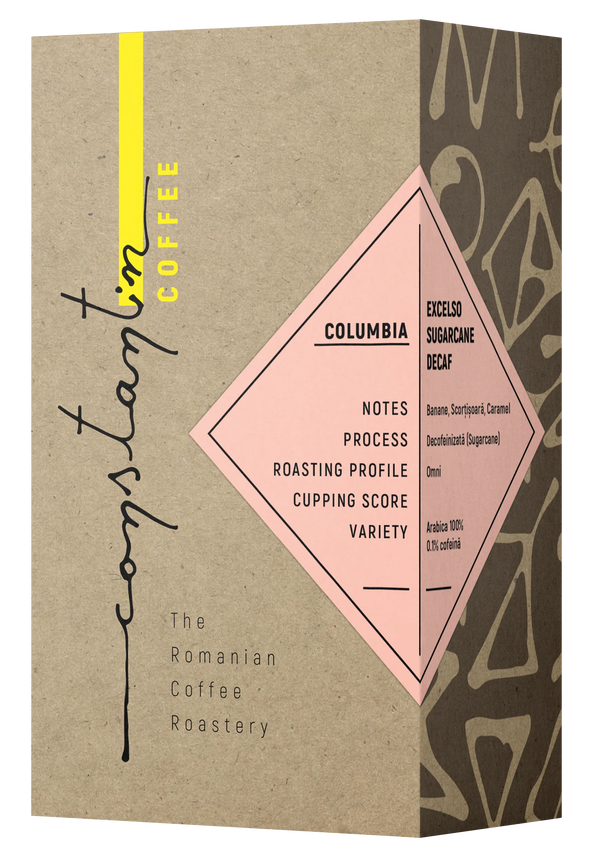Specialty Columbia Excelso Sugarcane Decaf, Constantin Coffee