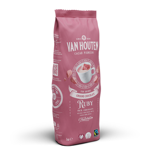 Van Houten Ruby – ciocolata macinata 1000 g