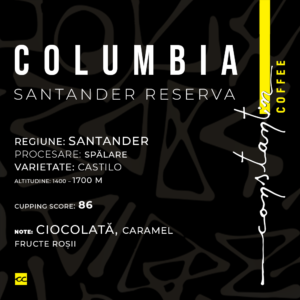 Cafea Boabe, 100% Arabica, Specialty Columbia Santander Reserva, Constantin Coffee