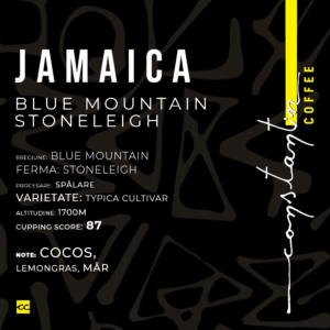 Abonament Cafea boabe, 100% Arabica, Specialty Jamaica Blue Mountain, Constantin Coffee